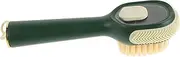 Holibanna Push Shoe Brush Scrubbing Functional Multifunction Cleaning Clothes Brush Shoes Clean Brush Shoe Cleaner Shoe Brushes for Home Soft Scrub Brush Boot Brush Dark Green Plastic Wire