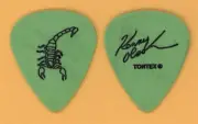 Kid Rock Kenny Olson Signature Scorpion Green Guitar Pick - 2002 Tour