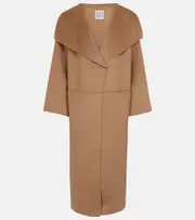 [Toteme] Toteme Signature wool and cashmere coat AU 8 brown