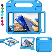 Kids Case for Samsung Galaxy Tab A8 10.5 inch (2022), - Shockproof Protection Case with Built-in Screen Protector Stand Tablet Cover (SM-X200/SM-X205/SM-X207) (Blue)