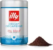 Decaffeinated Ground Coffee, 250 G - Smooth and Balanced Decaf Blend - 100% Arab