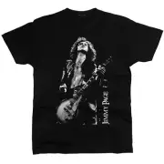 Jimmy Page Led Zeppelin Cotton Black Men S-234XL T-shirt C068
