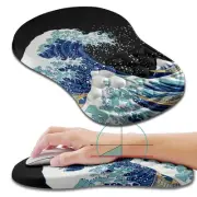 Ergonomic Mouse Pad Wrist Support, Wrist Rest Mousepad for Carpal Tunnel Pain...