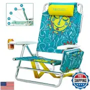 Old Bahama Bay Backpack Beach Chair for Adults, Reclining Folding Chair with