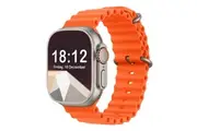 Apple Watch Ultra 2 49mm Titanium Case GPS + Cellular Orange Ocean Band - Open Never Used (AU Version)