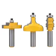 3Pcs 1/2 Inch Shank Router Bit Woodworking Cutter