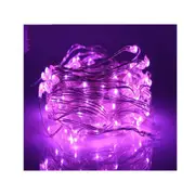 Christmas Fairy Lights 300LED Copper Wire Twinkle String Lights for Garden Party Indoor Decor -Purple