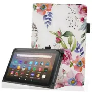 Universal 10 10.1 Inch Android Tablet Case,Slim Folding Stand Cover Flower 06