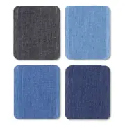 Bastex Iron-on Jean Patches Repair Kit. Inside & Outside. Made with The Stron...