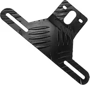 Aluminum License Plate Light Bracket, Auto License Plate Holder Bracket with Light Mount, Universal Vehicle Accessories for Mounting Bracket Trailers, Trucks, Cars (1 PC, Black)