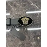 在飛比找蝦皮購物優惠-高雄凡賽斯歐洲精品 VERSACE 凡賽斯黑標 女王頭 亮銀