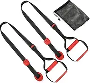 Bodyweight Fitness Resistance Trainer Kit with Pro Straps for Door Pull up Bar, Anchor Point for Complete Body Workouts V1