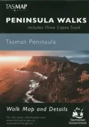 Peninsula Walks Tasman Peninsula Tasmania - Three Capes Track Walk Map