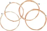 Ｓｉｍｈｏａ 4 Pieces Bass Strings Replacement Bass Accessories, DIY for Beginners, Bass Parts Steel String for Electric Bass Accessories
