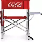 Coca-Cola Enjoy Coke Sports Chair with Side Table, Beach Chair, Camp Chair for A