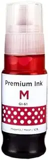 [ExtraPrint] Compatible Ink Refill for GI-61M GI61M Magenta Ink Bottle 70ML for Canon PIXMA G3620 G3625 G3660 MegaTank