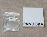 NEW w/ Box PANDORA Radiating Heart Clasp Bangle Sterling silver Size 7.5!