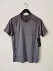 NWT LULULEMON DTBN/BNIL Brown Blue Metal Vent Tech SS 2.0 Top Shirt Men's XL