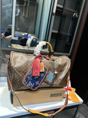 【二手包包】Lv 新品 旅行袋 機場旅行包來咯lv專柜同款旅行包 范冰冰楊冪劉濤各路大牌明星同款我有自留一直NO111162