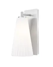 Z-Lite 3043-1SS Farrell 13" Tall Bathroom Sconce - Nickel