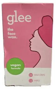 NEW in BOX!-Glee"Face Wax" Hair Removal Strips for Women,24 WAX STRIPS ea Box.