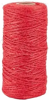 100M/328 Feet 1mm Red Macrame Cord Thin Hemp String Twine Natural Jute Hanging Handmade Garden Wrapping Packing Craft Thread Rope for Gardening Home Gift Packing Wrapping Crafts Decoration