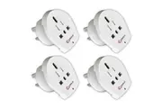 4x Sansai Universal Travel Power Adapter Outlet UK US EU Sockets to AU NZ Plug