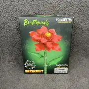 Brickcraft Bricktanicals Poinsettia Brick Building Set 8+ 97 Pieces NEW SEALED