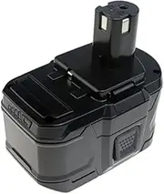 [CATTRE] Battery Replacement for Ryobi Part NO: ABP1801, ABP1803, BCP1817/2SM, BPL1815, LDD-1802PB, LFP-1802S, LRS-180, OBL-1801, OCS-1840, OGS-1820, OHT-1850, OLT-1830