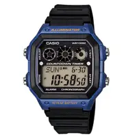 在飛比找PChome24h購物優惠-CASIO 10年電力數位腕錶 AE-1300WH-2A