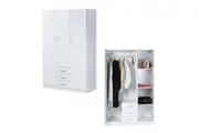 Foret Cabinet Wardrobe Clothes Rack Bedroom Storage Organiser