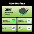 Sleek Wireless Adapter for Convenient For Carplay and For Android Auto Access