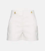 [Veronica Beard] Veronica Beard Runo high-rise linen-blend shorts AU 16 white