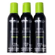 3 Pack Gillette Labs Skincare Quick Rinse Shave Foam Vitamin B3 Sea Kelp 8.1oz