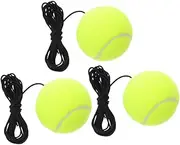 Toyvian Portable Tennis Training Device with 3 Rebound Balls Tennis Trainer for Garage or Parking Assistant