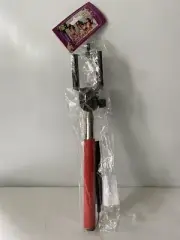 ZUMA Selfie Stick Red extends up to 40" new