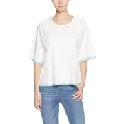 DIESEL T BREN Womens T-Shirt Relax Fit Oversize White Summer Loose Fit Top XXS-M