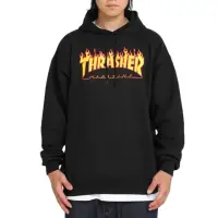 在飛比找momo購物網優惠-【Thrasher】Thrasher 美線 FLAME LO