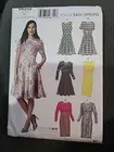 VOGUE SEWING PATTERN 9202 MISSES 14-22 FLARED & STRAIGHT DRESS W/ PRINCESS SEAMS