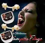 zengxiaoyun 2 Pairs Retractable Halloween Vampire Fangs-Vampire Fake Teeth Kit Vampire Fangs DIY Halloween Dress Up,Halloween Cosplay Fake Teeth Props