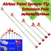 Universal 50 75 100CM Airless Paint Sprayer Spray Gun Tip Extension Pole Rod