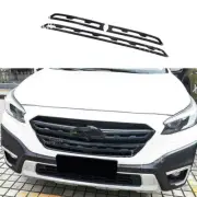 For Subaru Outback 2021-2022 Carbon Fiber Front Bumper Mesh Grill Grille Strip