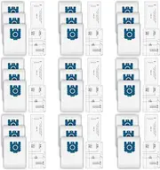(Pack of 36) Dust Bags Airclean Filter Compatible with Miele GN Vacuum Cleaner, C1, C2, C3, S227, S240, S270, S400, S400i, S600, S2, S5, S8 Series, 3D Efficiency Hoover Bag, Vacuum Cleaner Bags