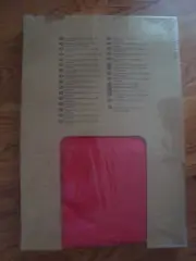 IKEA KARLSTAD Chaise COVER for Karlstad Add-on Chaise SIVIK Pink Red Slipcover