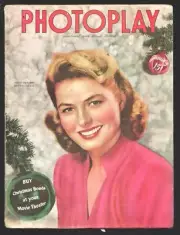 MAG: Photoplay 1/1945-Ingrid Bergman cover-Gloria De Haven-Hedy Lamarr-Greer...