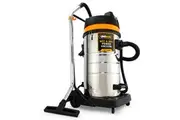 UNIMAC 100L 2400W Wet and Dry Vacuum Cleaner, Heavy-Duty Dual Copper Motors, Accessory Set, for Workshop Car Carpet