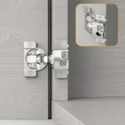 10 Pieces 1-5/16 in Overlay Soft Close Concealed Hinge for Face Frame Door, 1...