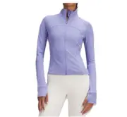LULULEMON DEFINE CROPPED JACKET NULU JACKET Womens Size 12 Dark Lavender Stretch