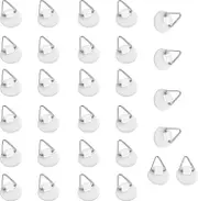 30 Pieces Adhesive Picture Hooks, Adhesive Picture Hangers, Wall