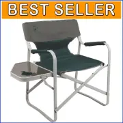 Comfortable Foldable Chair with Integrated Cup Holder for Outdoor Relaxation